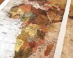 3 Panel Vintage World Map Painting
