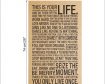This Is Your Life Wall Poster
